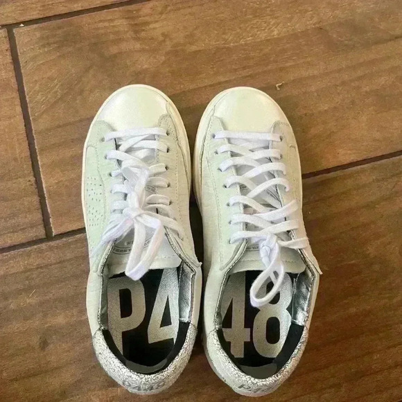 P448 pearl sneakers size 36 - Picture 4 of 5